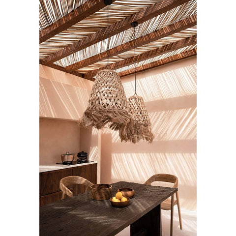 Insalatiera Scultorea in Legno di Suar – Naturale (L, Ø 25 cm)