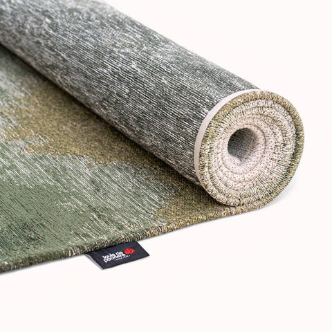 Louis De Poortere Tappeto Flatweave Eco-Sostenibile "Lagoon" – Verde Palma