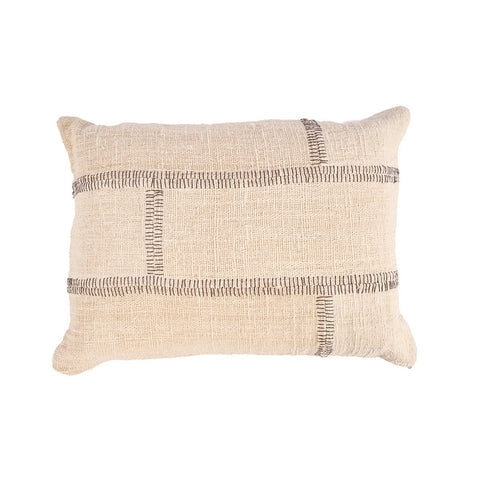 Fodera per Cuscino in Cotone e Cuciture Artigianali Stonepath – Naturale (50x70 cm)