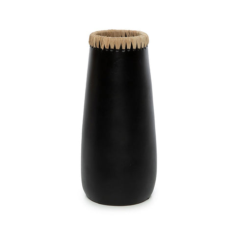 Vaso in terracotta nero naturale L – Sneaky Vase