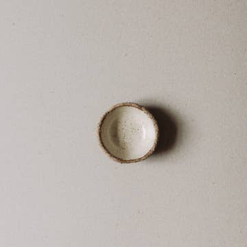 ciotola organica wabi sabi con smalto naturale
