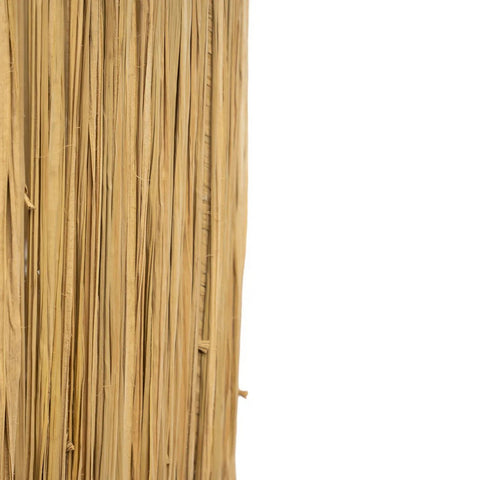 Lampada da Tavolo in Terracotta e Rattan Molokai – Bianco Naturale (H 51 cm)