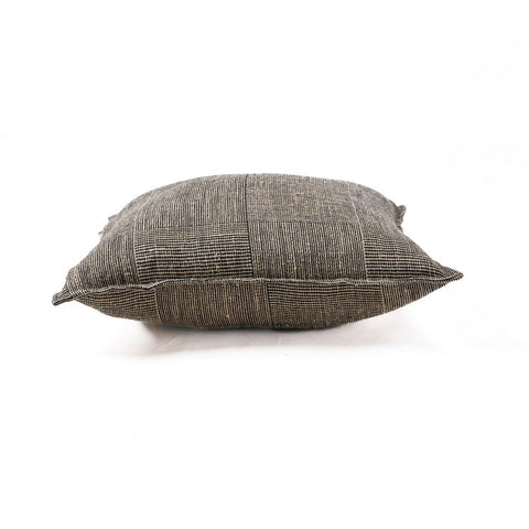 Fodera per Cuscino in Lino The Bloc Party – Nero Naturale (50x50 cm)