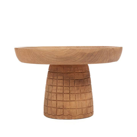 vassoio torte rattan naturale kotak kotak japandi