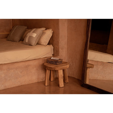 Porta Fazzoletti in Rattan Intrecciato – Marrone Naturale (27x14 cm)