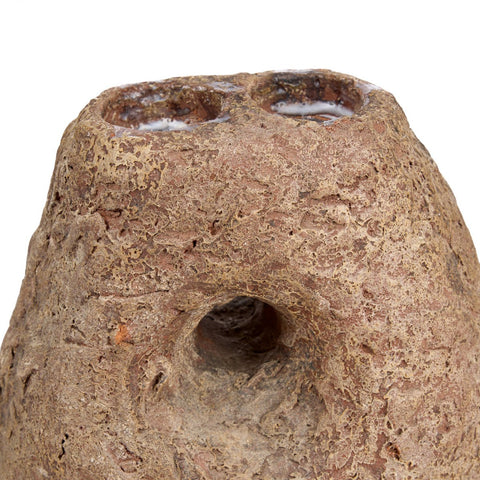 Portacandele Terra Totem in Terracotta – Marrone