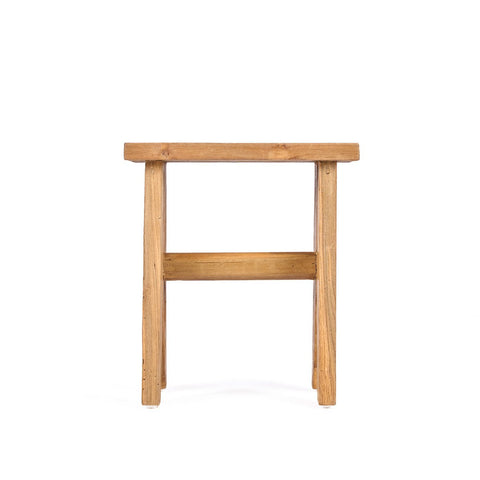 Sgabello Siku in Teak di Recupero – Naturale