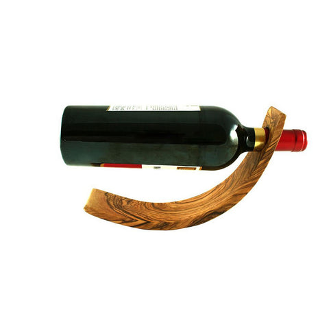 "LUNA" olive wood wine rack