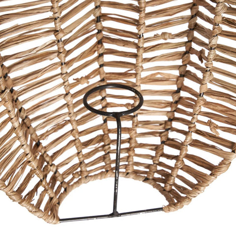 Applique da Parete in Rafia Intrecciata Avanti – Naturale (Media, H 40 cm)