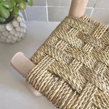 sedia bambini japandi in legno naturale artigianale