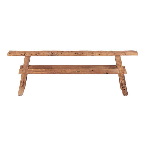 Panca Rustica in Legno di Teak Naturale