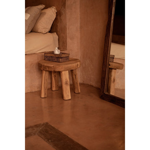 Porta Fazzoletti in Rattan Intrecciato – Marrone Naturale (27x14 cm)