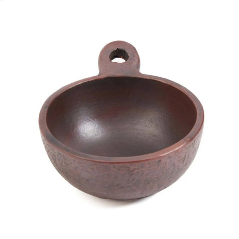 Ciotola per Salse in Terracotta con Manico Salsa Etnica