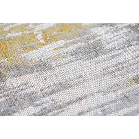 Louis De Poortere Tappeto Astratto Eco – Sea Bright Sunny / Giallo e Bianco