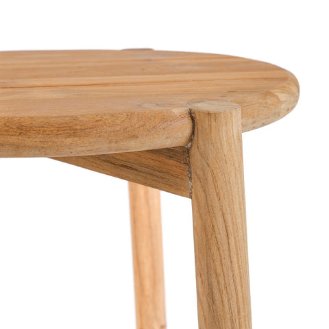 Tavolino da Esterno in Legno Massello di Teak "Gilimanuk" (47 x 47 cm)