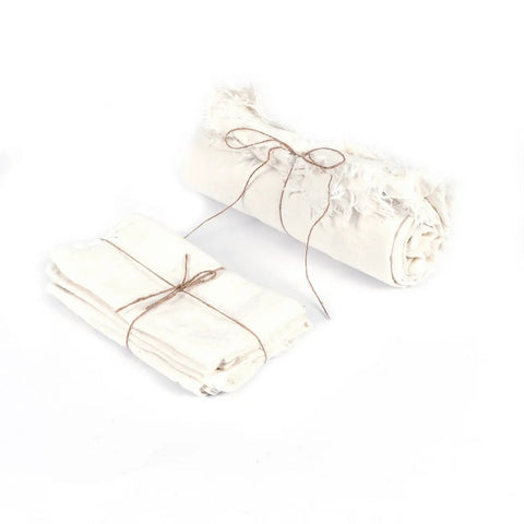 Tovaglia Rettangolare Grande in Puro Lino (180x300 cm) - Bianco Ottico