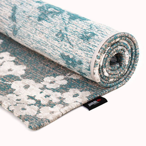 Louis De Poortere Tappeto Floreale Eco – Lago Blu / Blu Sakura