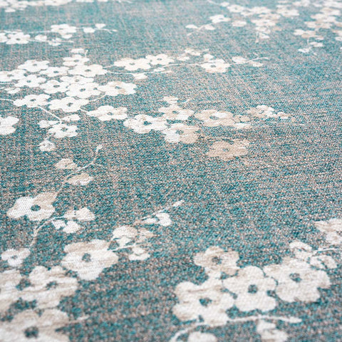 Louis De Poortere Tappeto Floreale Eco – Lago Blu / Blu Sakura