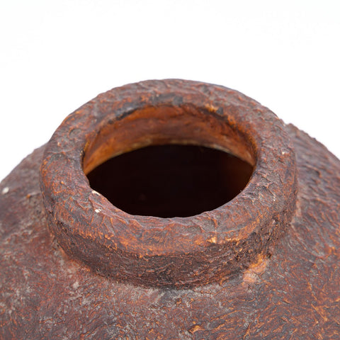 Vaso Scultoreo in Terracotta The Clay Echo – Borgogna / Bordeaux (Piccolo, H 20 cm)
