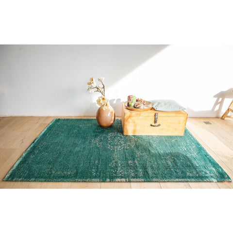 Louis De Poortere: Tappeto Flatweave "Medallion" – Giada (Verde) - Louis De Poortere