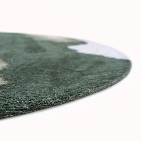 Louis De Poortere Tappeto Flatweave Eco-Sostenibile "Lagoon" – Verde Palma