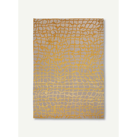 Tappeto Flatweave Eco-Sostenibile "Dedalo" – Scarabeo Giallo