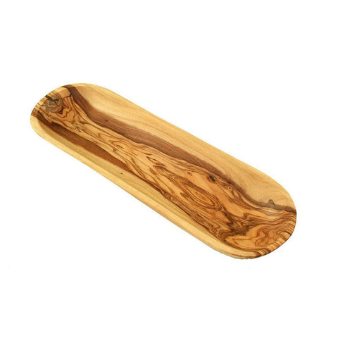 Olive wood bathroom organizer (30 cm)