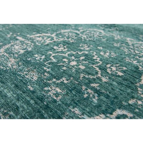 Louis De Poortere: Tappeto Flatweave "Medallion" – Giada (Verde) - Louis De Poortere