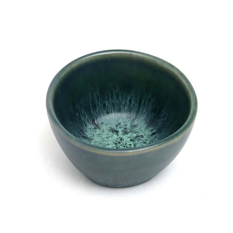 Aqua Portuguese Stoneware Sauce Bowl – Blue (Extra Small, Ø 6.5 cm)