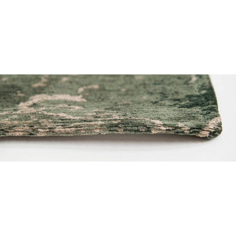 Louis De Poortere Tappeto Flatweave Eco-Sostenibile "Cracks" – Pino Scuro