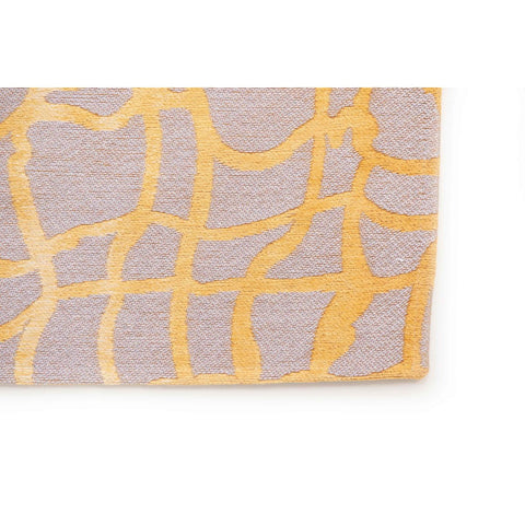 Tappeto Flatweave Eco-Sostenibile "Dedalo" – Scarabeo Giallo