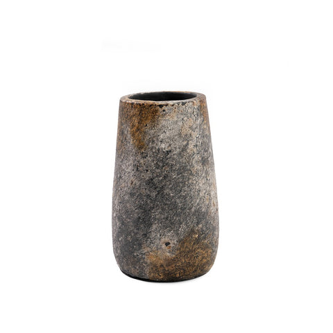 Vaso Scultoreo in Terracotta Spooky – Grigio Antico (Piccolo, H 22 cm)