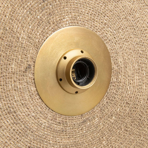 Lampada da parete Let's Groove - Ottone naturale - M