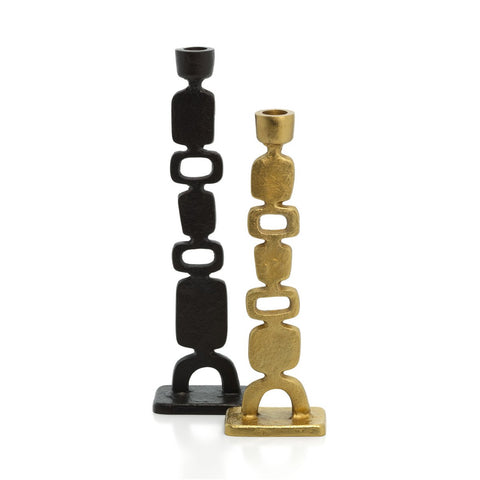 Totemo Candle Holder - Gold - M