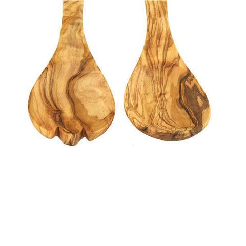 SMALL Olive Wood Salad Servers