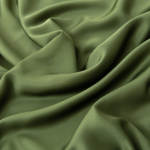 Set of 2 Premium 400-Thread-Count Bamboo Pillowcases – Deep Moss / Deep Moss Green