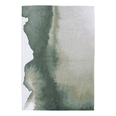 Louis De Poortere Tappeto Flatweave Eco-Sostenibile "Lagoon" – Verde Palma