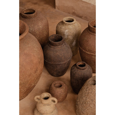 Vaso The Clay Echo in Terracotta – Crema – M