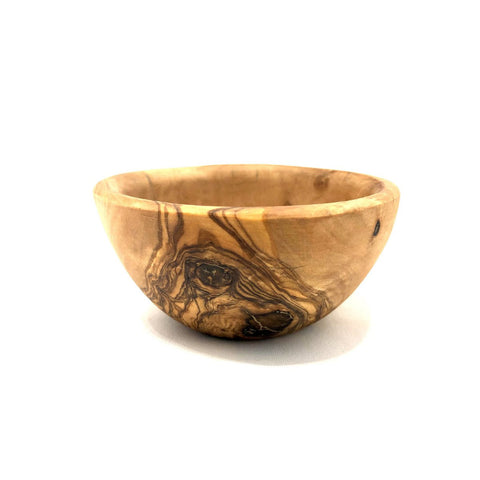 Ciotola tapas in legno d’ulivo Ø12 cm – artigianale