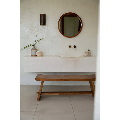 Vaso Sinuoso in Terracotta e Rattan The Whoopy L (13x24 cm)