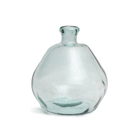 Vaso Scultoreo in Vetro Riciclato Bolai – Blu (Ø 45 cm)