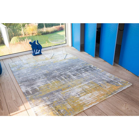Louis De Poortere Tappeto Astratto Eco – Sea Bright Sunny / Giallo e Bianco