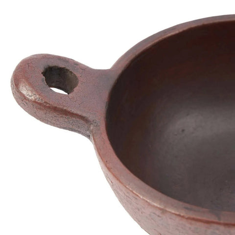 Ciotola per Salse in Terracotta con Manico Salsa Etnica