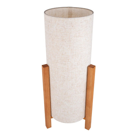 Lampada "Matilda" in Legno Naturale e Tessuto – 52 cm