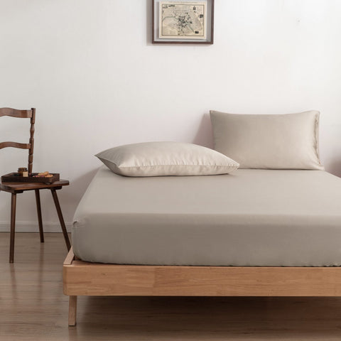 Set biancheria da letto in bambù Soft Taupe 400TC – 3 pezzi