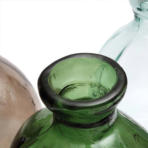 Vaso da Terra Scultoreo in Vetro Jinsuo – Verde (Altezza 73 cm)