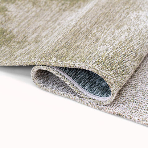 Louis De Poortere Tappeto Flatweave Eco-Sostenibile "Lagoon" – Verde Palma