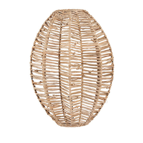 Applique da Parete in Rafia Intrecciata Avanti – Naturale (Media, H 40 cm)