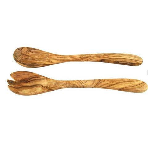SMALL Olive Wood Salad Servers