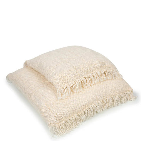Fodera per Cuscino Quadrato in Cotone Tattile The Oh My Gee – Crema (60x60 cm)